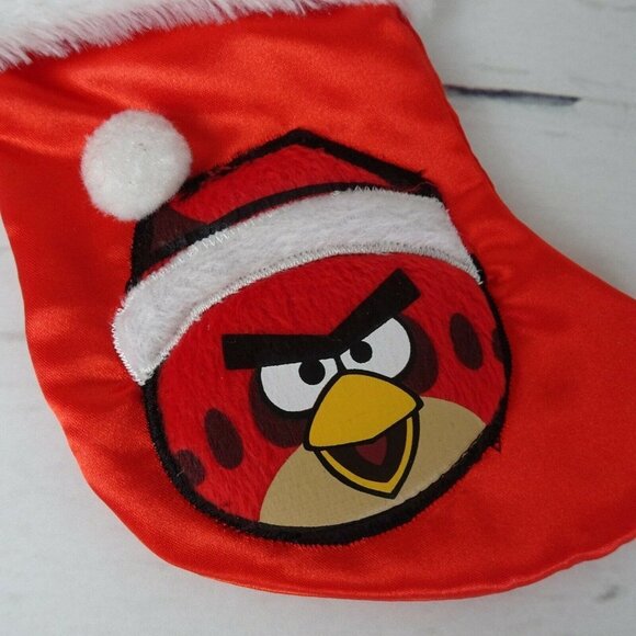 🎯5/$30 Angry Birds Rovio Red Bird Small Christmas Stockings Holiday Novelty - Picture 2 of 8